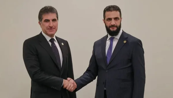 نيجيرفان بارزاني في دمشق اليوم لتلبية دعوة رسمية من الرئيس السوري أحمد الشرع
