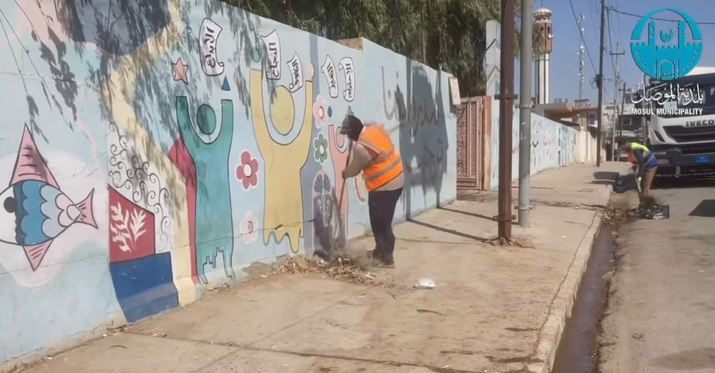 حملة كبرى لتنظيف وتجميل محيط المدارس بقطاع الربيع استعدادًا للعام الجديد