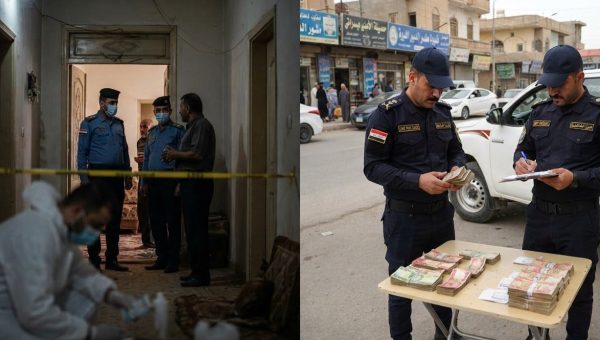فتى يُنهي حياة والده في ذي قار والإطاحة بـ 50 مليونًا مزيفة في تكريت