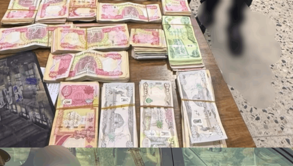 شرطة بغداد الرصافة تضبط قرابة 15 مليون دينار وقلادة ذهبية بحوزة متسولتين
