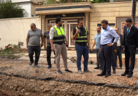 النجيفي يتابع ميدانيا مشروع مجاري الساحل الأيمن في الموصل