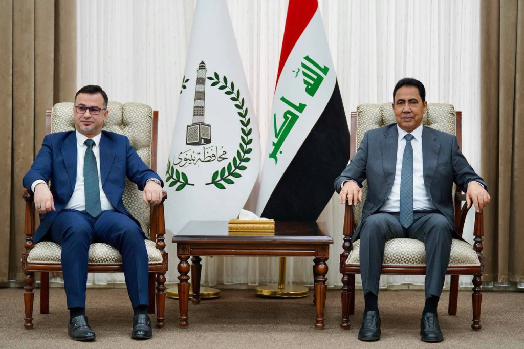 الدخيل يتباحث مع وكيل وزارة العمل لتوسيع فرص تشغيل الشباب وحماية حقوق عمال القطاع الخاص في نينوى