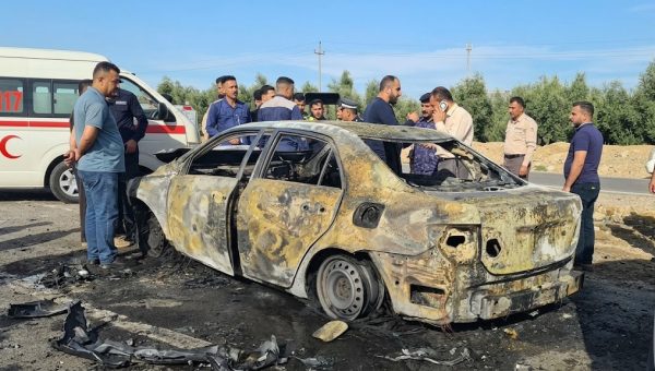 فاجعة على طريق الحويجة كركوك.. إصابة ملاكات طبية واحتراق شخص جراء اصطدام مروع