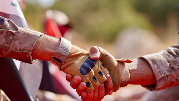 مراسيم تسليم الملف الأمني لجبل سنجار ودمج وحدات “اليبشة”